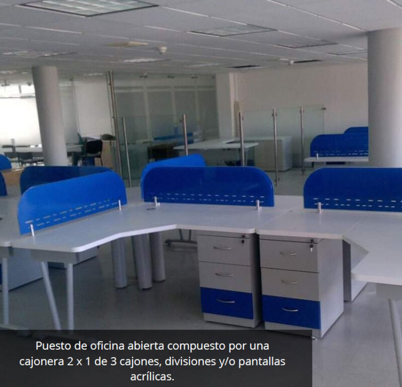 Puesto de oficina abierta