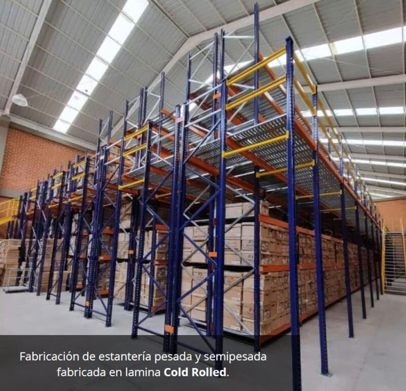 Fabricación de estantería pesada
